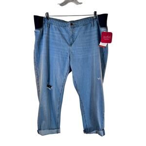 ISABEL MATERNITY Women’s Boyfriend Power Stretch Jeans / Size: 18